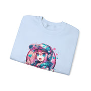 Graffiti Anime Girls Unisex Heavy Blend™ Crewneck Sweatshirt