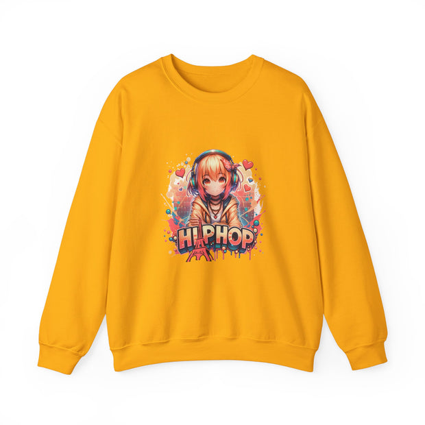 Graffiti Anime Girls Unisex Heavy Blend™ Crewneck Sweatshirt
