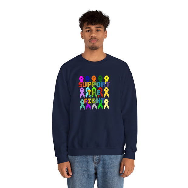 Support the Fight Unisex Heavy Blend™ Crewneck Sweatshirt