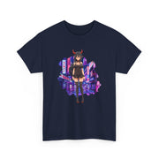 Anime Female Demon Unisex Heavy Cotton Tee
