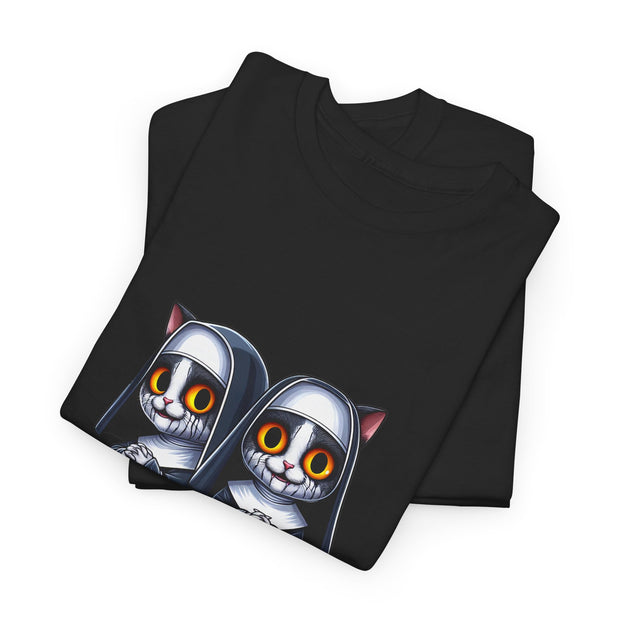 Horror Movie Cats Unisex Heavy Cotton Tee