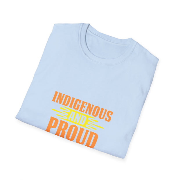 Indigenous and Proud Unisex Softstyle T-Shirt