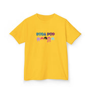Cute Kids Soda Pop Cotton Tee , Kids Birthday Gift, Summer T-Shirt, Playful Graphic Tee, Party Outfit