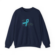 Ovarian Cancer Hope Unisex Heavy Blend™ Crewneck Sweatshirt
