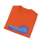 Semicircle Stripes Unisex Softstyle T-Shirt