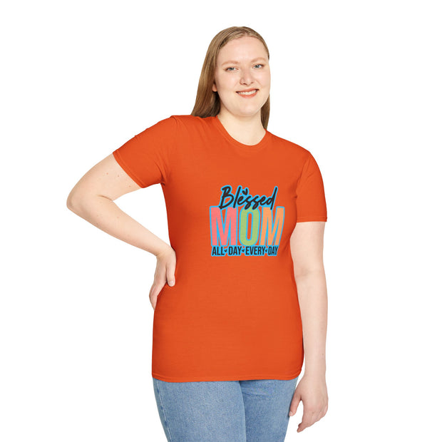 Blessed Mom Unisex Softstyle T-Shirt