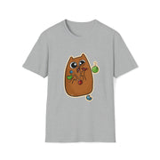 Christmas cat Unisex Softstyle T-Shirt