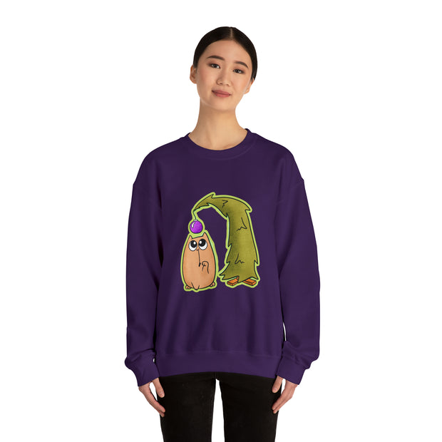 Christmas cat Unisex Heavy Blend™ Crewneck Sweatshirt