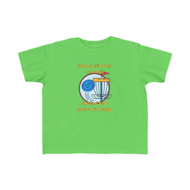 Disc Golf with Daddy Toddler's Fine Jersey Tee