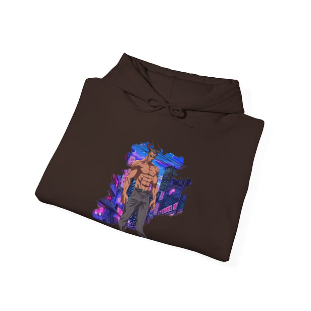 Anime Male Demon Unisex Heavy Blend™ Hooded Sweatshirt