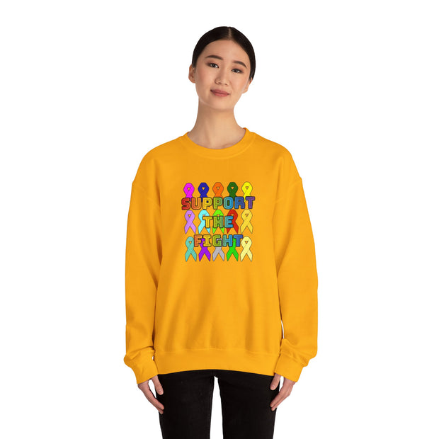 Support the Fight Unisex Heavy Blend™ Crewneck Sweatshirt