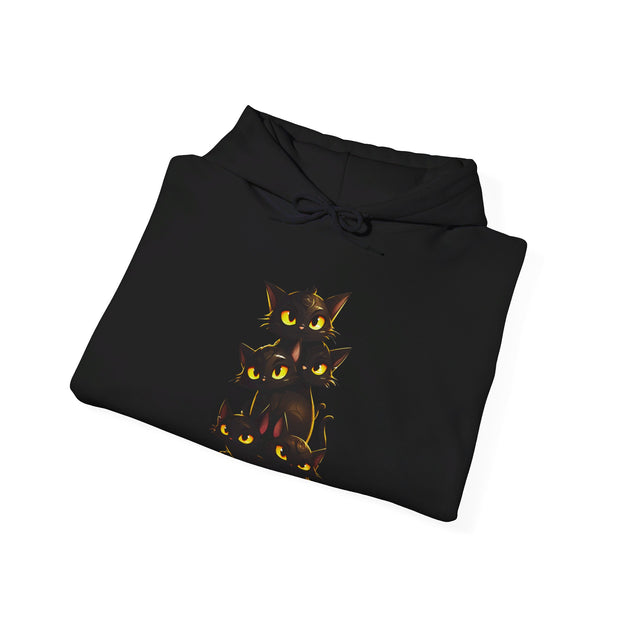 Black Cats Unisex Heavy Blend™ Hooded Sweatshirt