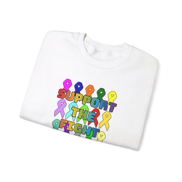 Support the Fight Unisex Heavy Blend™ Crewneck Sweatshirt