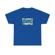 Sister Ovarian Cancer Unisex Heavy Cotton Tee