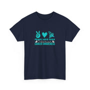 Peace Love Cure Unisex Heavy Cotton Tee