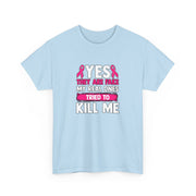 Breast Cancer Unisex Heavy Cotton Tee
