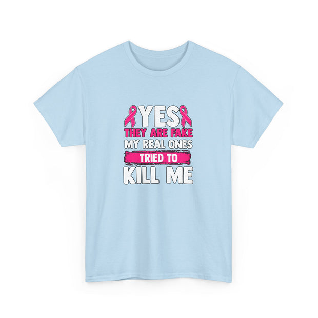 Breast Cancer Unisex Heavy Cotton Tee
