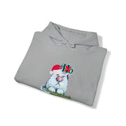 Christmas cat Unisex Heavy Blend™ Hooded Sweatshirt