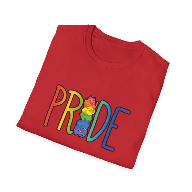 Cat Pride Tower Unisex Softstyle T-Shirt