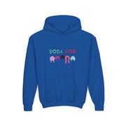 Youth Hoodie with Fun Soda Theme - Perfect for Birthdays, Parties, Gift Ideas, Kids Fashion, Playtime