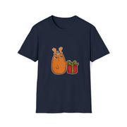 Christmas cat Unisex Softstyle T-Shirt