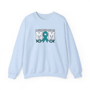 Teal for Mom Unisex Heavy Blend™ Crewneck Sweatshirt