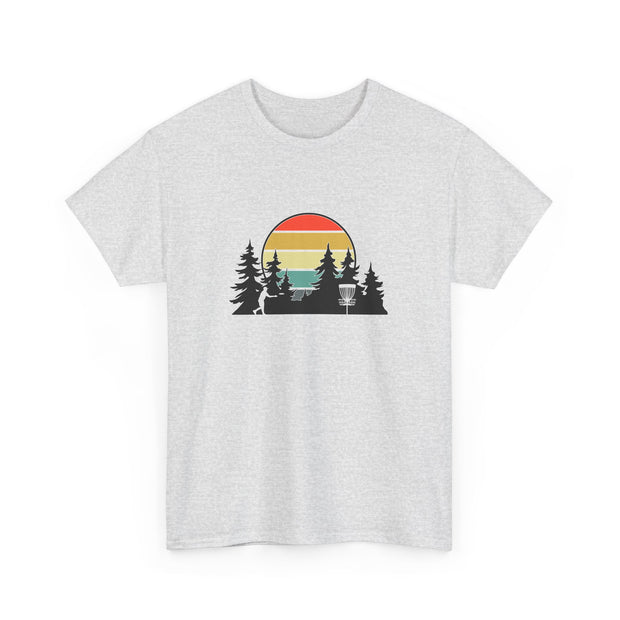 Retro Disc Golf Unisex Heavy Cotton Tee