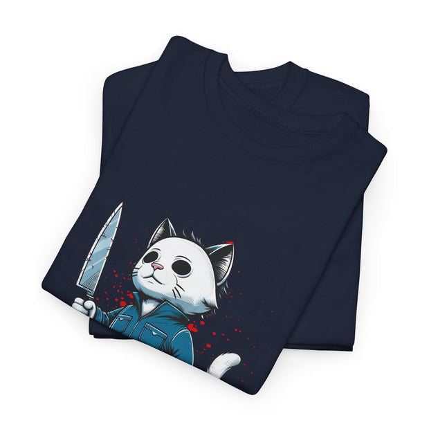 Horror Movie Cats Unisex Heavy Cotton Tee