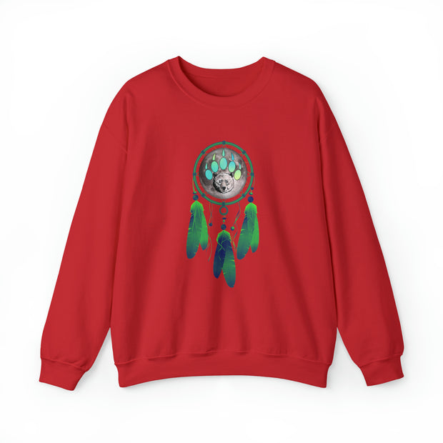 Bear Dream catcher Unisex Heavy Blend™ Crewneck Sweatshirt