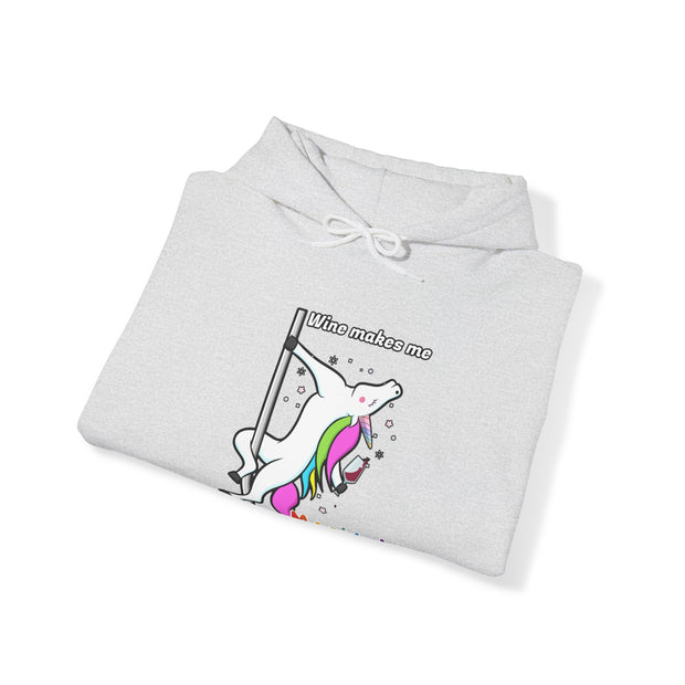 Unicorn Wine Unisex Heavy Blend™ Hooded Sweatshirt