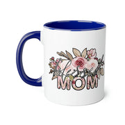 Mom Flowers Accent Mugs, 11oz