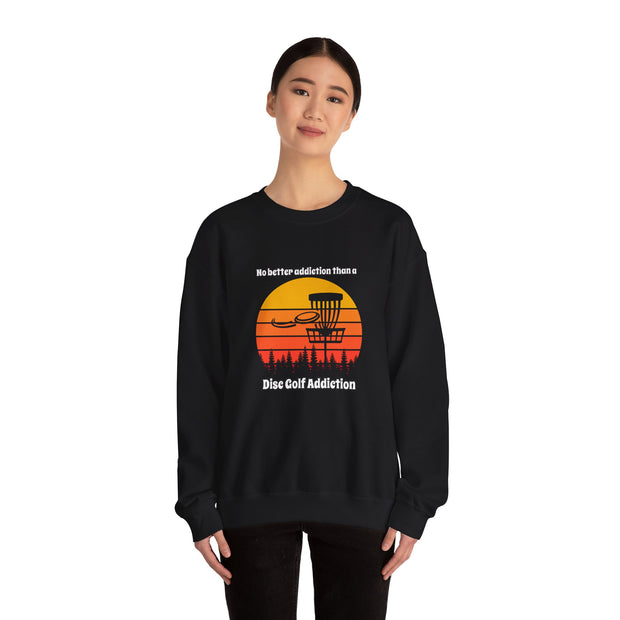 Disc Golf Addiction Unisex Heavy Blend™ Crewneck Sweatshirt
