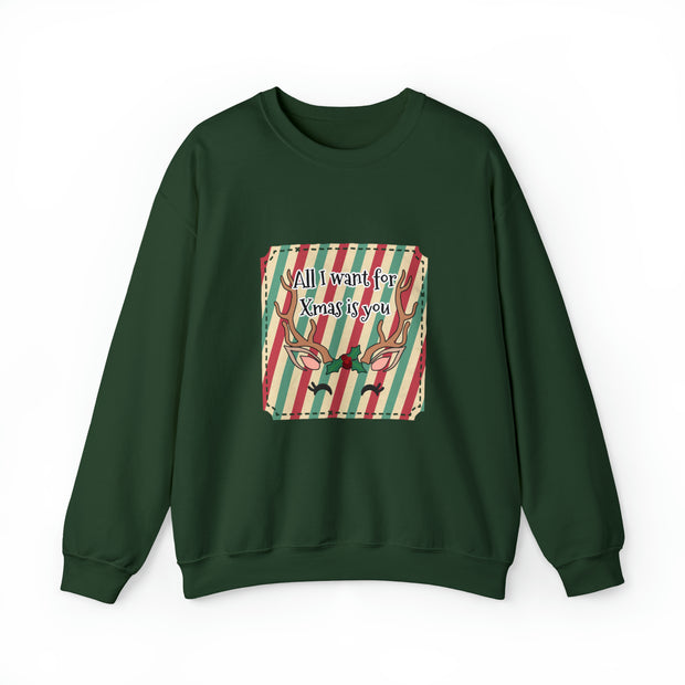 Reindeer Unisex Heavy Blend™ Crewneck Sweatshirt