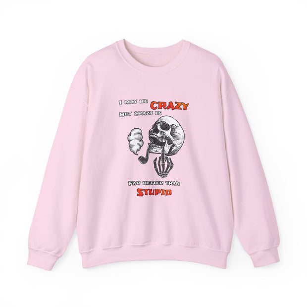 Crazy Skull Unisex Heavy Blend™ Crewneck Sweatshirt