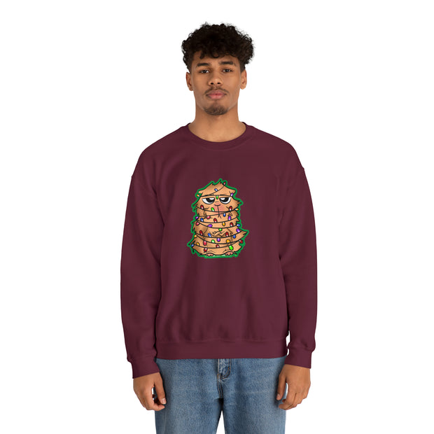 Christmas cat Unisex Heavy Blend™ Crewneck Sweatshirt