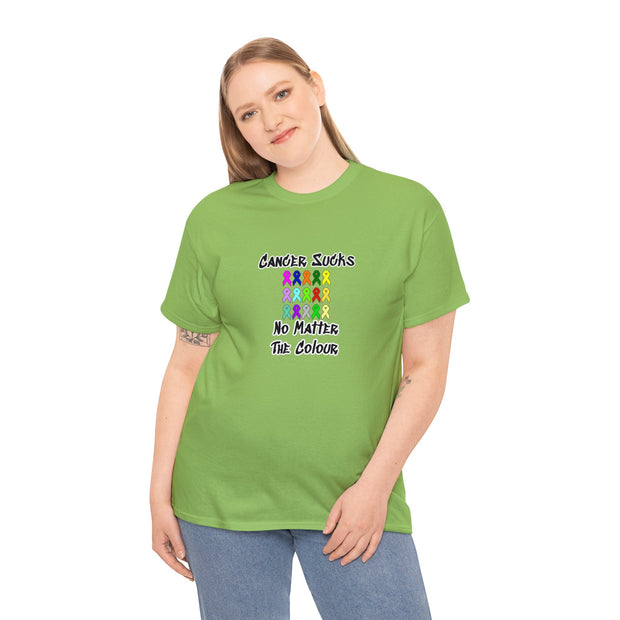 Cancer Sucks Unisex Heavy Cotton Tee
