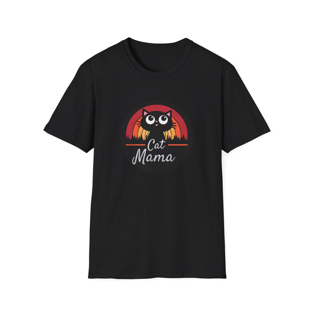 Cat Mama Unisex Softstyle T-Shirt