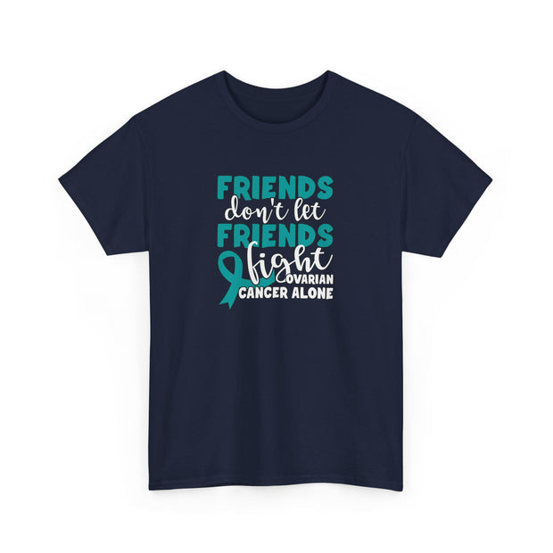 Ovarian Cancer Friends Unisex Heavy Cotton Tee