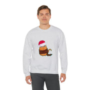 Christmas cat Unisex Heavy Blend™ Crewneck Sweatshirt
