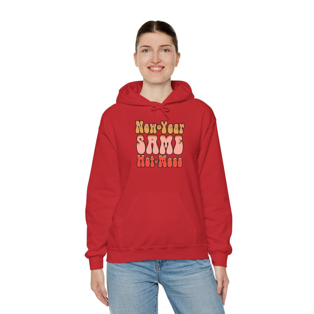 Same Hot Mess Unisex Heavy Blend™ Hooded Sweatshirt