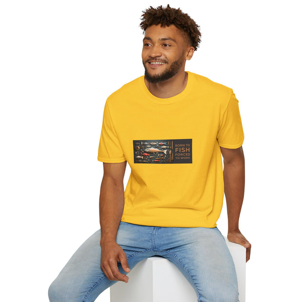 Born to Fish Unisex Softstyle T-Shirt