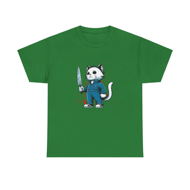 Horror Movie Cats Unisex Heavy Cotton Tee