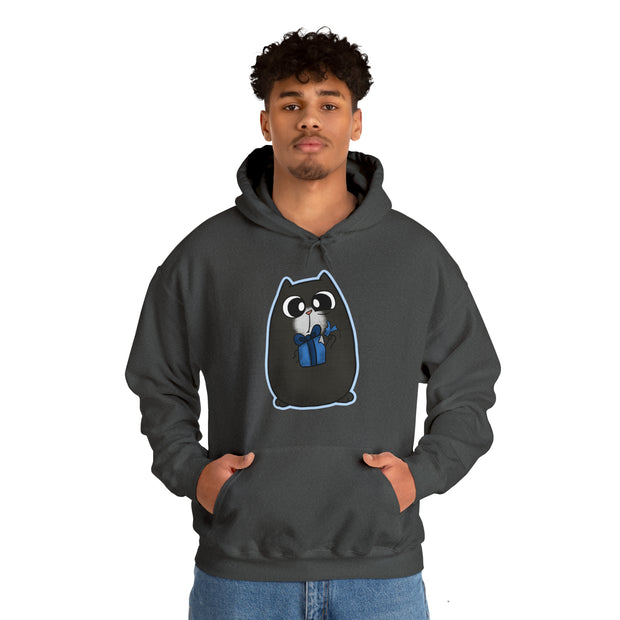 Christmas cat Unisex Heavy Blend™ Hooded Sweatshirt