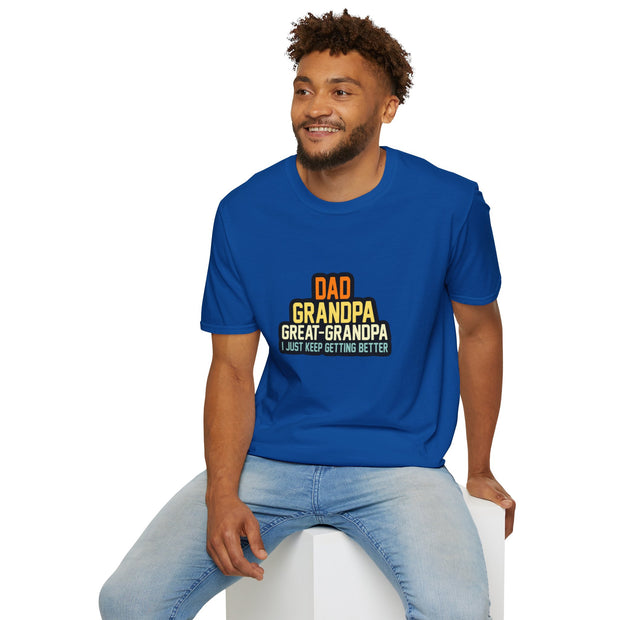 Dad Grandpa Great Grandpa Unisex Softstyle T-Shirt