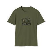 I Run on Coffee and Chaos Unisex Softstyle T-Shirt