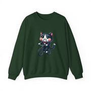 Horror Movie Cats Unisex Heavy Blend™ Crewneck Sweatshirt