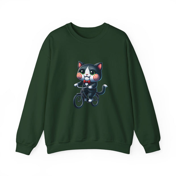 Horror Movie Cats Unisex Heavy Blend™ Crewneck Sweatshirt