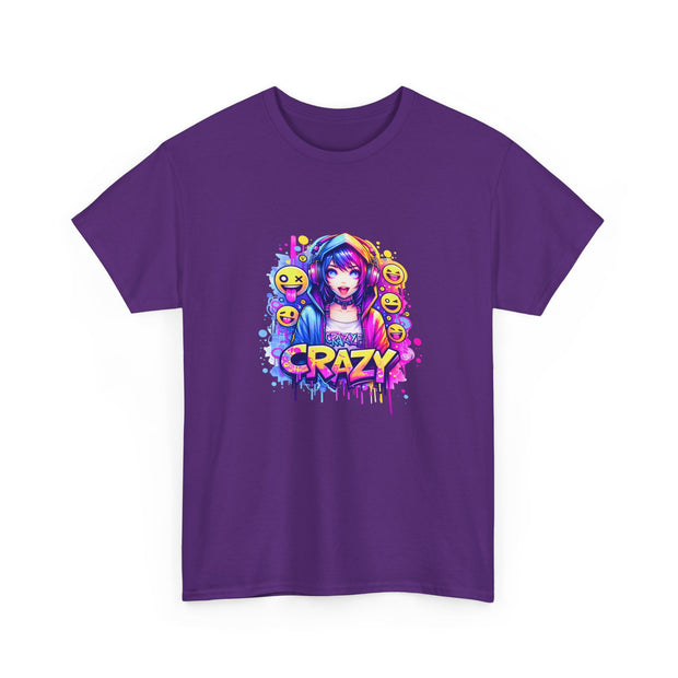 Graffiti Anime Girls Unisex Heavy Cotton Tee