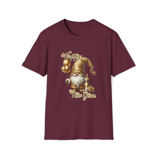 Gnome New Year Unisex Softstyle T-Shirt