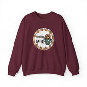 Christmas Coffee Unisex Heavy Blend™ Crewneck Sweatshirt